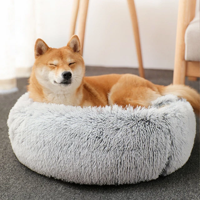 Plush Pet Cat Cave House Sleeping Bed Kennel Puppy Super Soft Warm Cuddler Nest 10
