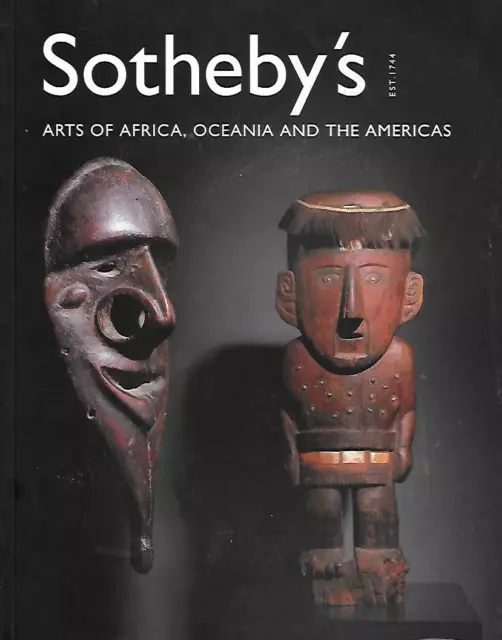 Sotheby's African Tribal Americas Oceanic Art Auction Catalog May 2001