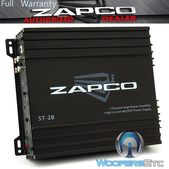 Zapco Car Amplifier ST2 New As Is Protection Tripped Needs Reset Free Shipping e