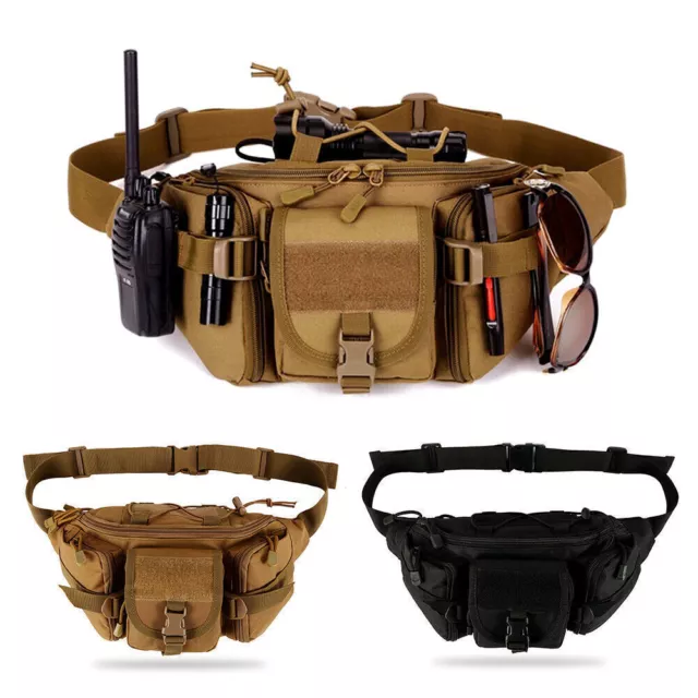 Männer Gürteltasche Tactical Nylon Sport Fanny Pack Military Travel Bum Pouch