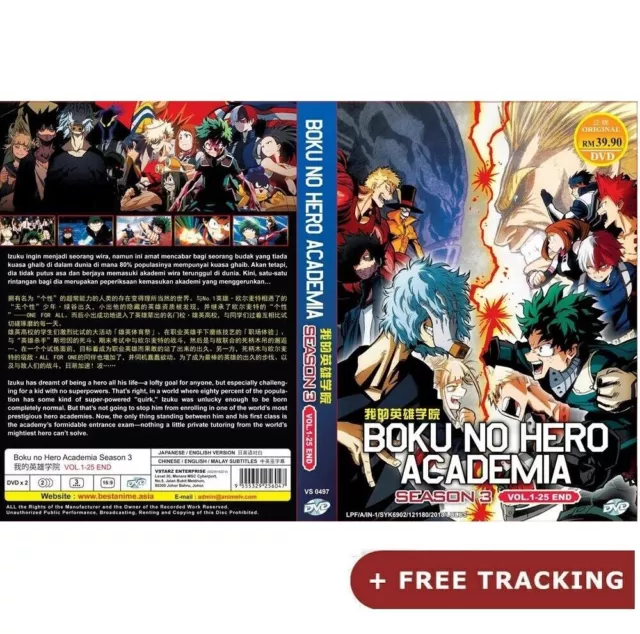 My Hero Academia (Season 6: VOL.1 - 25 End) ~ Boku no ~ English Dubbed  Ver.~ DVD
