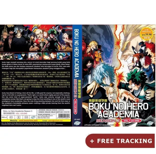 Boku no / My Hero Academia (Season 6: VOL.1 - 25 End) ~ English Dubbed  Ver.~ DVD