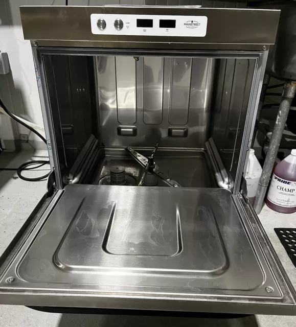 High Temp Commercial Dishwasher Undercounter Stainless Steel