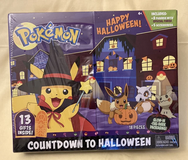POKEMON HALLOWEEN ADVENT 13 Day Countdown Calendar Jazwares New Sealed