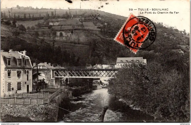 S14456 cpa 19 Tulle - Souilhac - Le Pont du Chemin de Fer