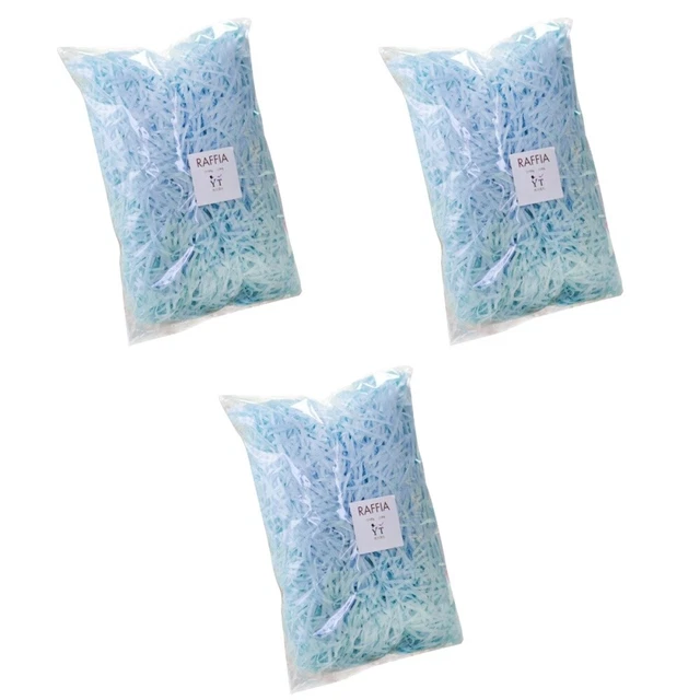 3 Paquetes Papel Raffias Accesorios Fiesta Papel Decorativo Filamento Regalo