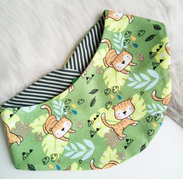 NEU * Baby Halstuch Wendehalstuch * Dreieckstuch * Sabberlatz * Tiger