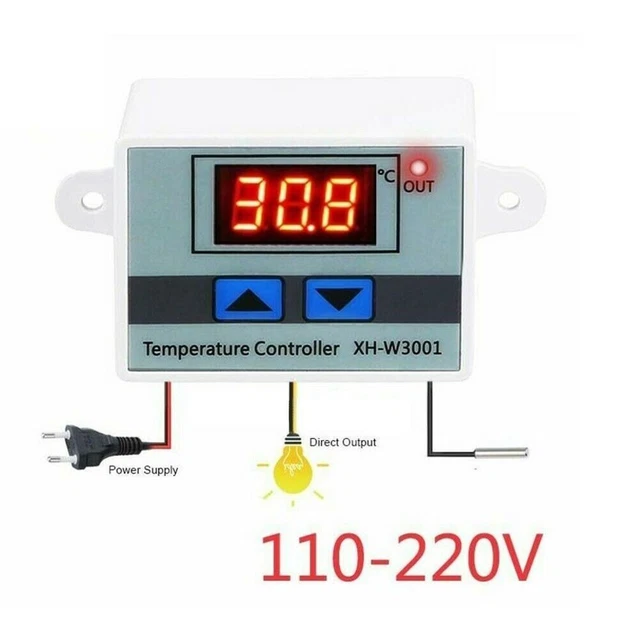 1 * Incubator-Digital Temperature Controller Thermostat Switch Probe Tester 110V