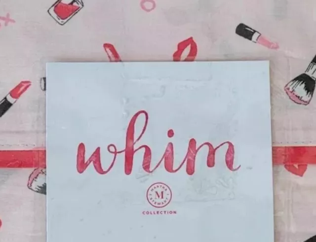 Martha Stewart WHIM Barbiecore Pink Makeup All Over Glam 2 Standard Pillowcases