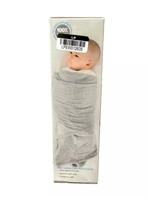 Miracle Blanket Blue Swaddle Ease Fussiness Sleep Better 0-14 Weeks 3