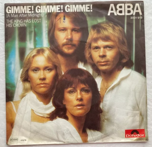 ABBA - Gimme! Gimme! Gimme! - 7" near mint