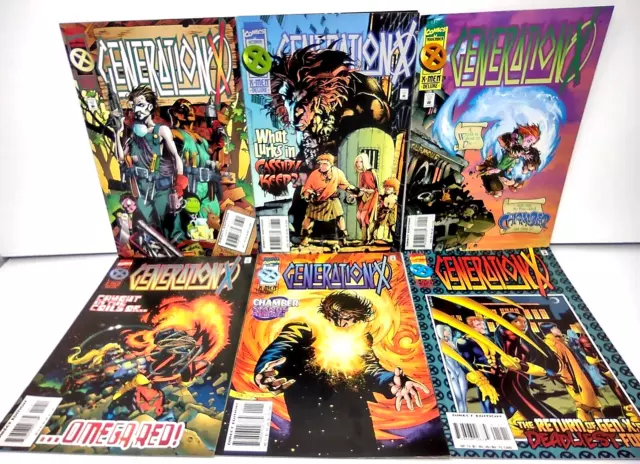 Generation X Volume 1 Issues 7 8 9 10 11 12 Marvel Comics 1995 - 1996