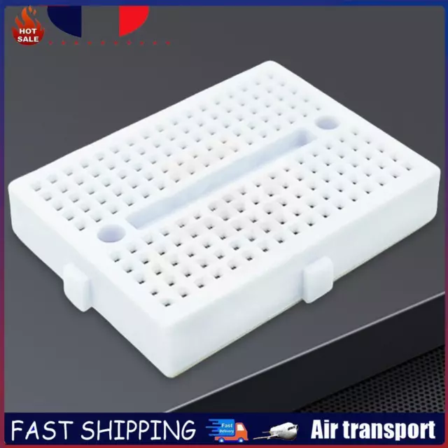 SYB-170 Mini Breadboard 35x47mm Solderless Breadboard for Diy Kit (White) FR