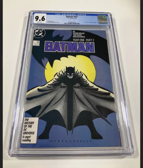 Batman 405 cgc 9.6 white pages dc comics 1987 (10,11)