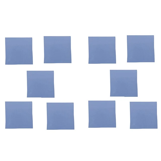 2X GPU CPU Heatsink Cooling Conductive Silicone Pad 100mmx100mmx1mm Thermal D2G5