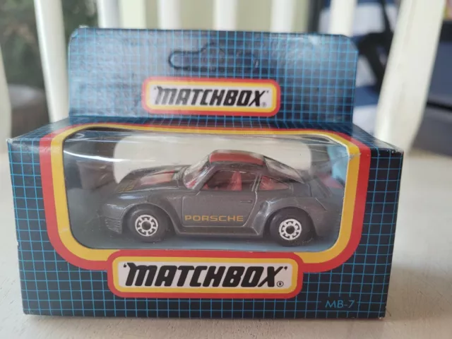 Matchbox - Porsche 959 [Grey] Excellent Vhtf Box Good Macau