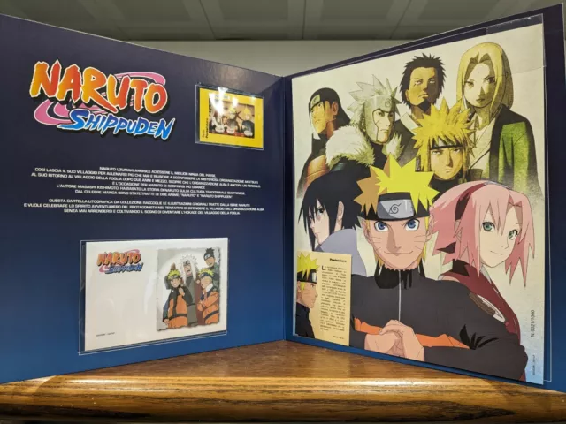 2023 Litografia Folder Naruto Poste Italiane Tiratura Limitata