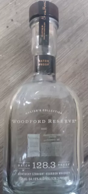 Woodford Reserve Master Collection Batch 128.3 Proof Empty Bottle