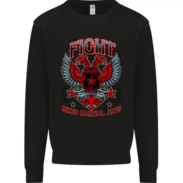 Fight Warriors Mixed Martial Arts MMA Mens Sweatshirt Jumper