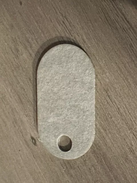 145P Plate Fiber  Tags 847755246 (Qty 150) 1" x 1 3/4" Oval