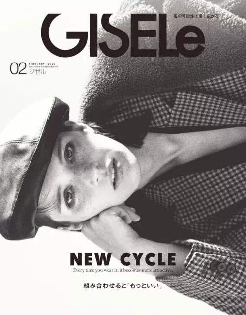 GISELE FEB 2025 NEW CYCLE NEW TURN. Japanese Women Fashion Mag £23.10