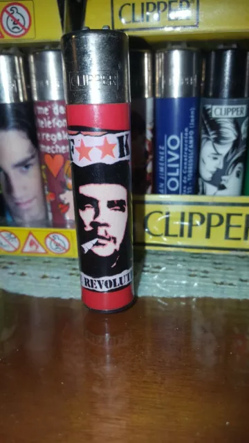 Mechero Clipper lighter, Che Guevara con porro. Brand new. Nuevo.