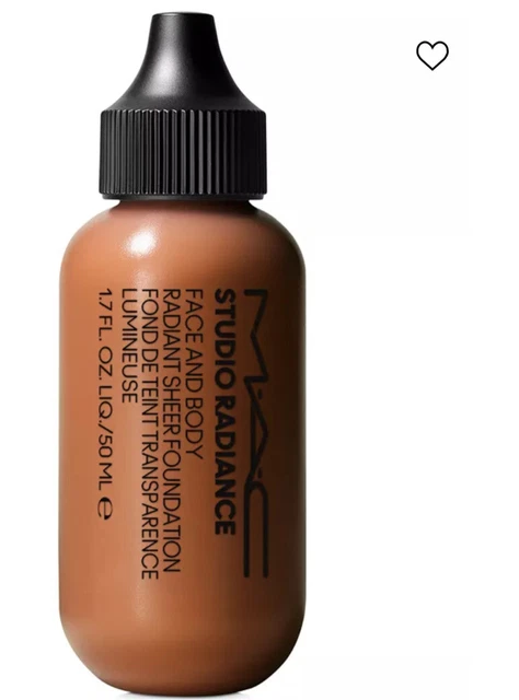 Auténtica Base Transparente Radiante Cara Y Cuerpo Mac Studio Radiante C7 1,7Fl Oz