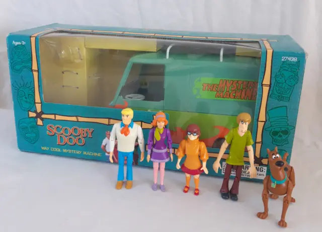 RARE SCOOBY DOO 'WAY COOL' mystery machine van and extra figures ...