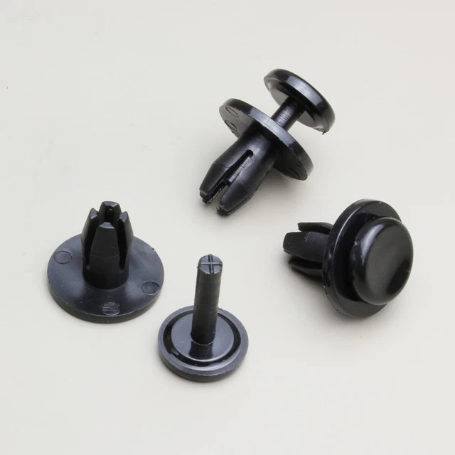 Clips De Fixation Plastique Pour Mitsubishi L200 & Colt - Lot De 20/10 Pièces, Références MU000705/MU000319 | Rivets Pour Garde-boue, Doublure D'aile