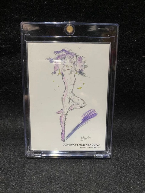 FINAL FANTASY VI Transformed Tina Promo Card 1994 Famitsu