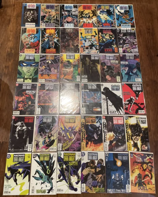 Batman Legend Of The Dark Knight Comic Book Lot Of 36 Books