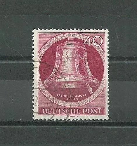 Berlin Mi.nr. 86,Einweihung der Freiheitsglocke,Klöppel rechts,gestempelt