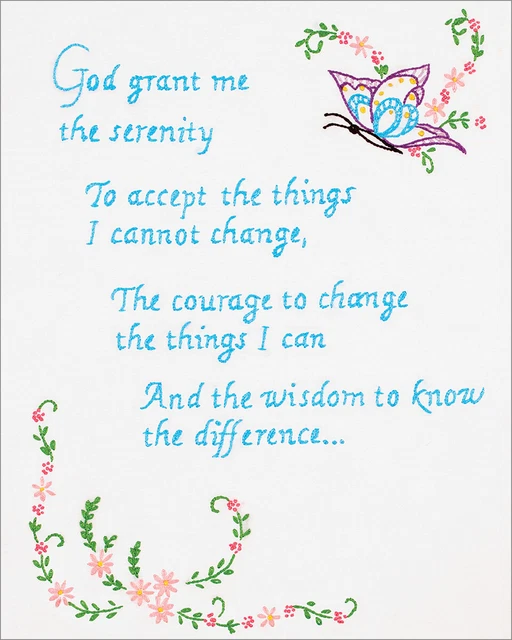 Jack Dempsey Stamped White Sampler 11"X14"-Serenity Prayer -181 20