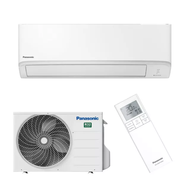 Panasonic Klimaanlage Klimagerät TZ Superkompakt Wandgerät Set 2,0 kW A++/A++