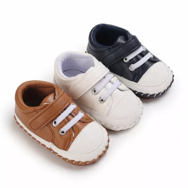 Soft Sole Crib Shoes To 0-18 Months Infant Toddler Baby Boy Girl Sneaker Newborn