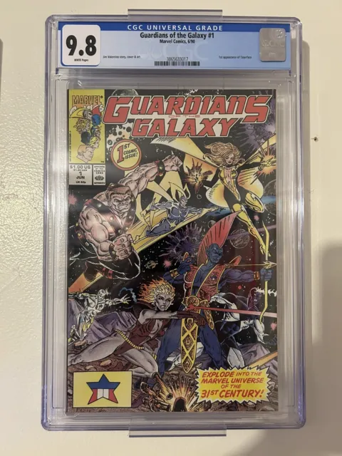 Guardians of the Galaxy #1 CGC 9.8 Marvel 1990 First Appearance of Taserface