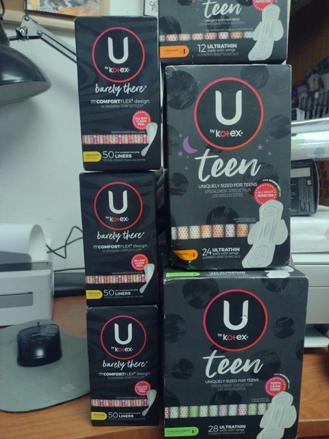 LOTE DE 6 cajas U KOTEX NEXT-055u