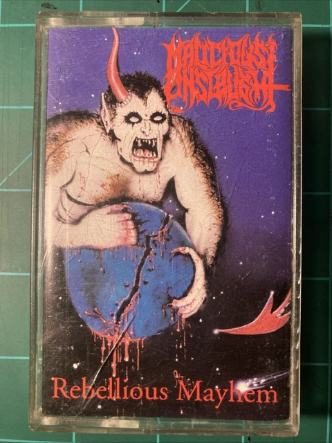 VINTAGE DEATH METAL Malicious Onslaught Rebellious Mayhem Cassette