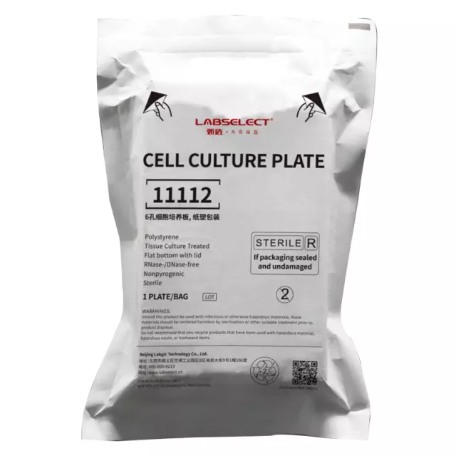 11112 6-well 11312 24-well cell culture plate Paper-plastic packaging