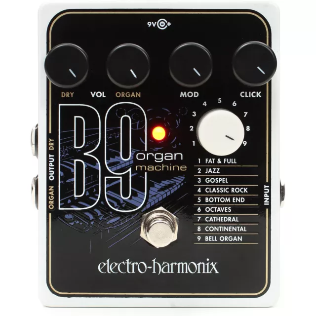 Pedal de efectos para máquina de órganos Electro-Harmonix EHX B9 para guitarra y teclado