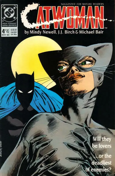 CATWOMAN #4 VF, Mini Series, DC Comics 1989 Stock Image