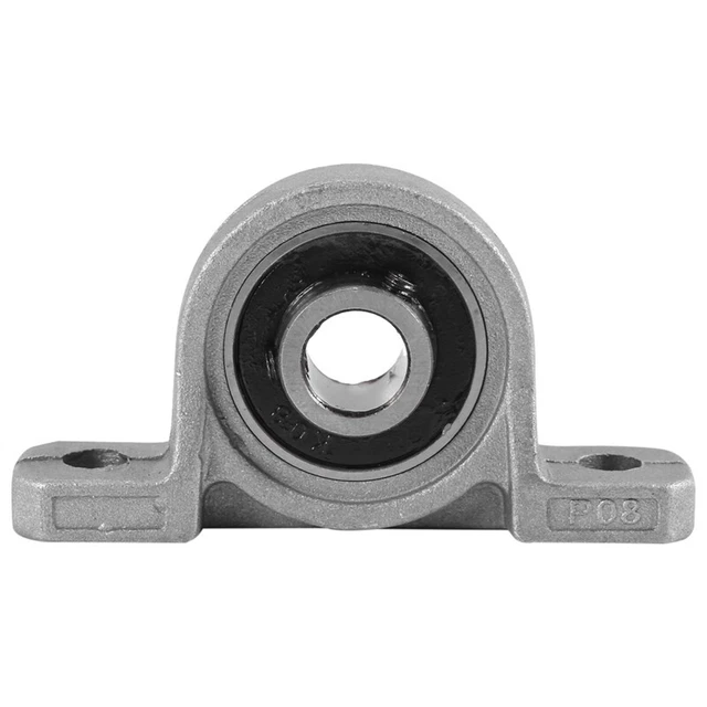 4Pcs KP08 Pillow Mounted Ball Bearing (Diameter 8mm Bore) Zinc Alloy Pillow M9X3