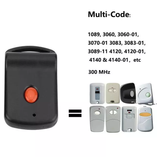 1/2/5PC Control remoto mando distancia Universal para puerta de garaje  MCS308911