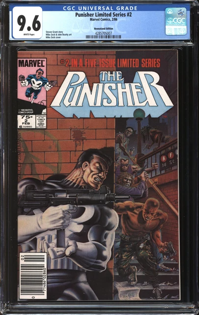 Punisher Limited Series (1986) #2 Newsstand Edition CGC 9.6 NM+