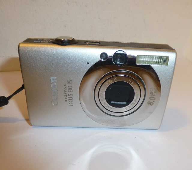 Clean Canon Digital Ixus 80 Is, 8X Optical Zoom 8 Mp Not Working At All (695)