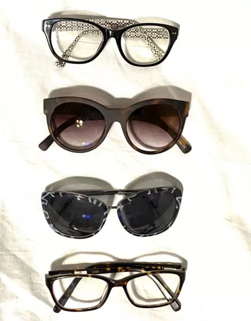 Sunglasses Lot of 4 Women's Coach, 7 for all Mankind, Joes Jeans, Vera Bradley