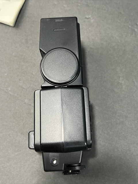 Minolta Auto 320X Black Shoe Mount Electroflash For Minolta Film Camera 3