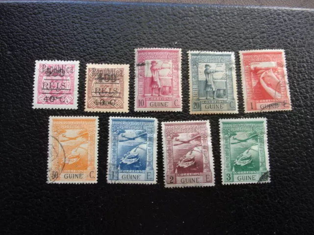 GUINEE (portugaise)- 9 timbres n* MH ou obl (A11)