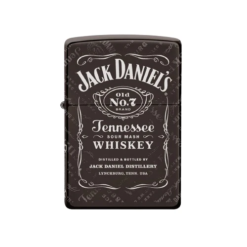 Accendino Zippo Jack Daniel's - Design In Ottone Lucido Con Emblema, Unisex E Antivento - Foto 8