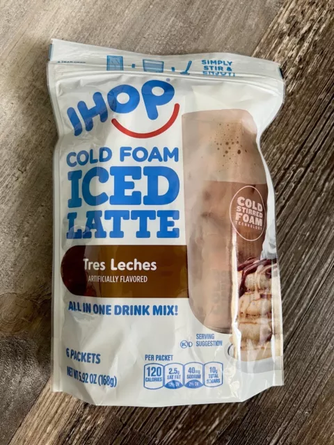 IHOP Cold Foam Iced Latte Tres Leche Cold Foam Cold Brew Coffee Latte July 2024